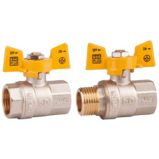 Кран кульовий SD Plus 1/2" PN40 ВВ (мама-мама)